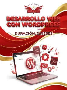 Portada ilustrativa del curso de Desarrollo Web y WordPress